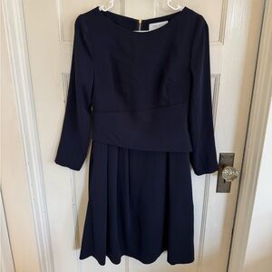 The Fold London navy long sleeve dress size 10